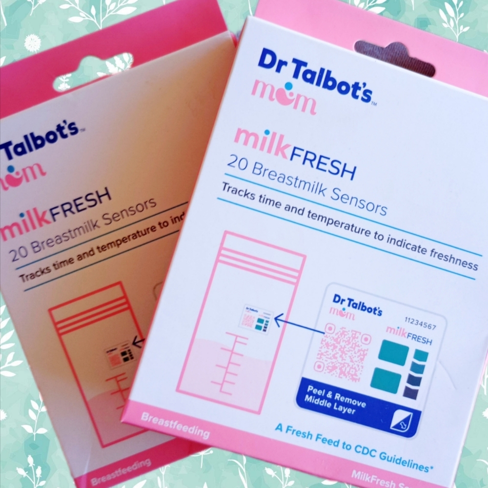 Dr. Talbot's Mom Milk Fresh Breastmilk Sensors 2 Pack New Sealed